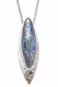 Fossil-Necklace-cloisonne