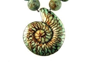 green-turquoise-shaped-fossil-african-turquoise-detail