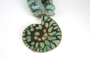 Turquoise-Fossil-with-Knotted-Turquoise-beads-2