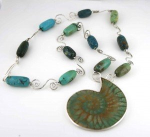 Turquoise-Fossil-with-Turquoise-beads-and-Coil-Links-2