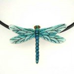 Dragonfly-Pendant-Silver