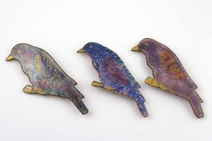 Birdie-brooches
