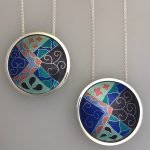 Magic Carpet Cloisonné Enamel necklaces