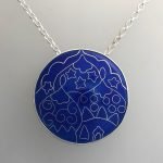 Mystical Domes Cloisonné Enamel necklace 