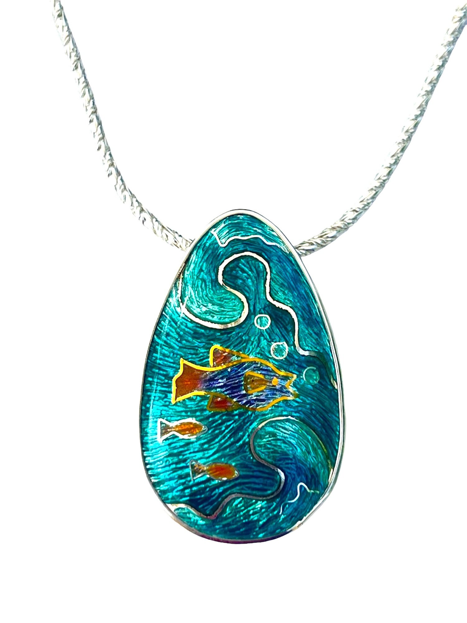 Seascape – Enamel Jewellery
